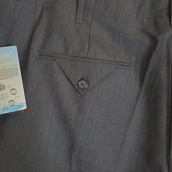 NEW 18W Doc & Amelia WOOL BLEND Classic Fit Straight Leg GRAY TROUSERS PANTS NWT - Picture 9 of 16